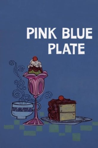 Pink Blue Plate